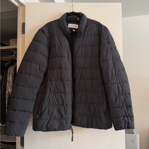 Calvin Klein Men's Dark Gray Puffer Jacket